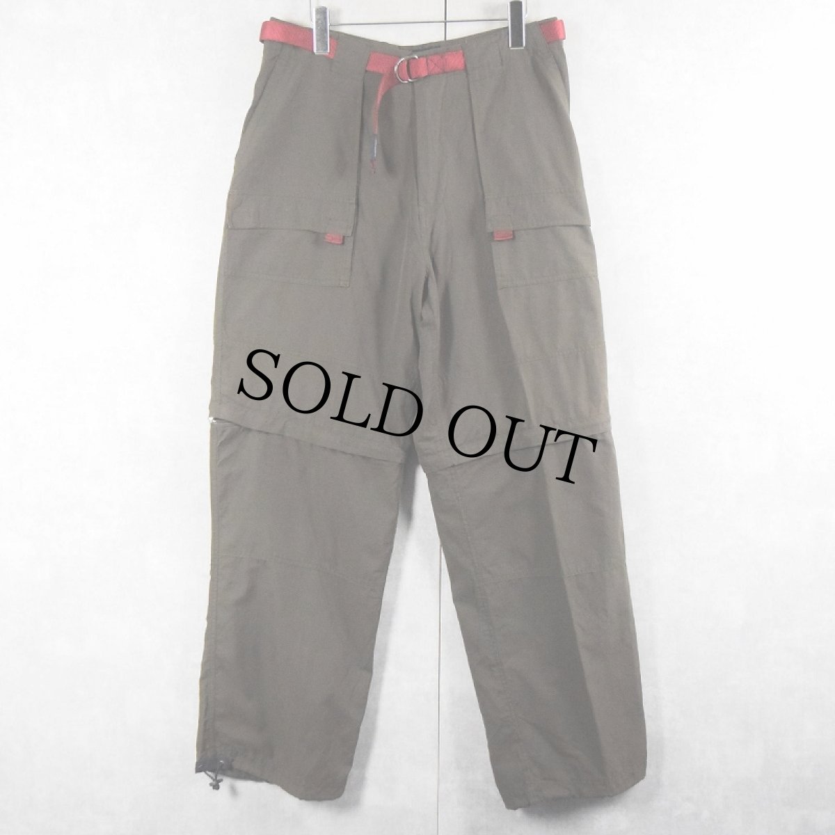 画像1: ABERCROMBIE&FITCH デタッチャブルデザイン 2WAYコットンカーゴパンツ M (1)