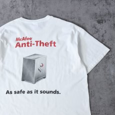 画像1: McAfee Anti-Theft ソフトウェア プリントTシャツ XL (1)