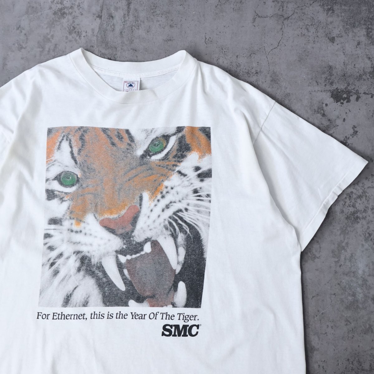 画像1: SMC Networks "For Ethernet, this is the Year Of The Tiger." ネットワーク企業 プリントTシャツ (1)