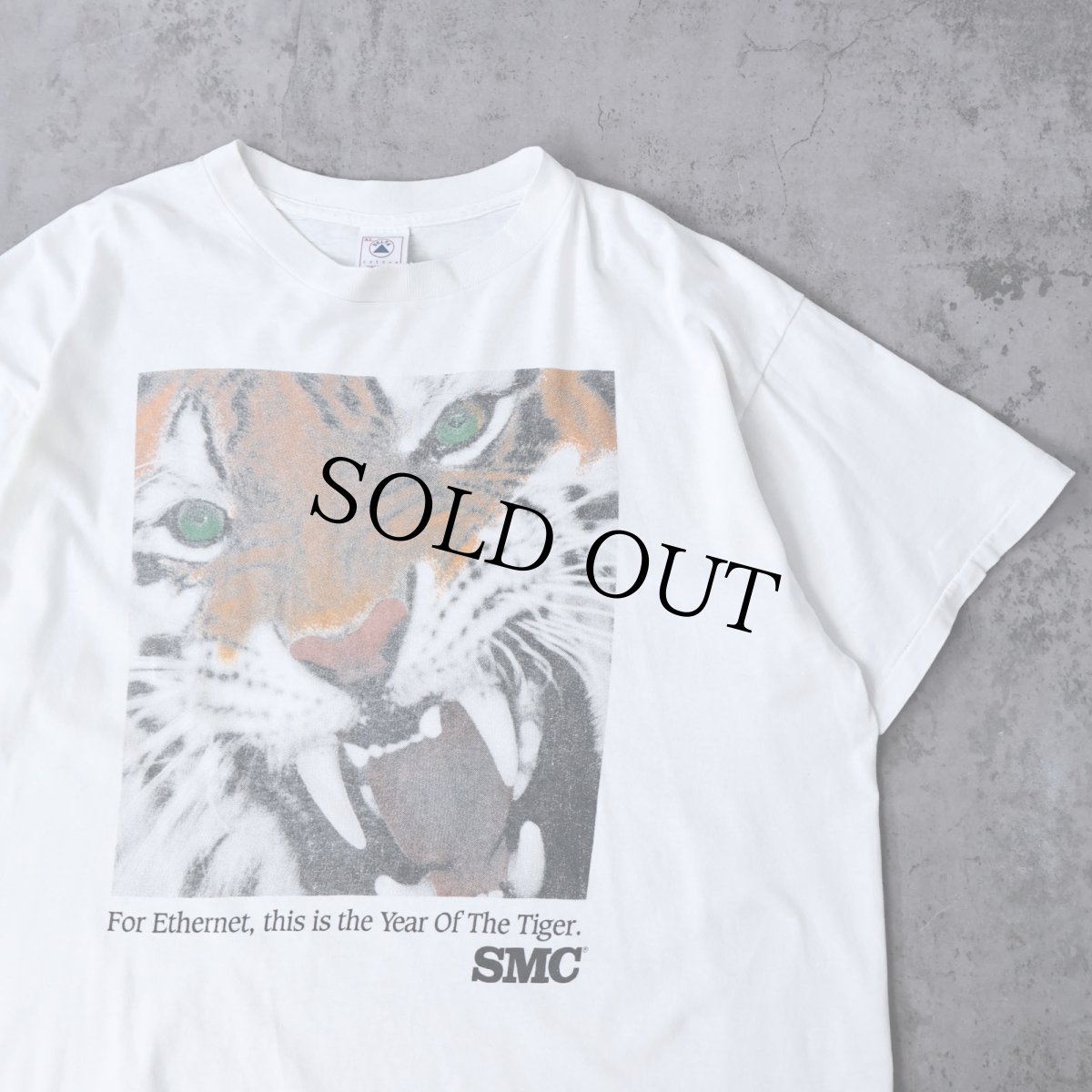 画像1: SMC Networks "For Ethernet, this is the Year Of The Tiger." ネットワーク企業 プリントTシャツ (1)