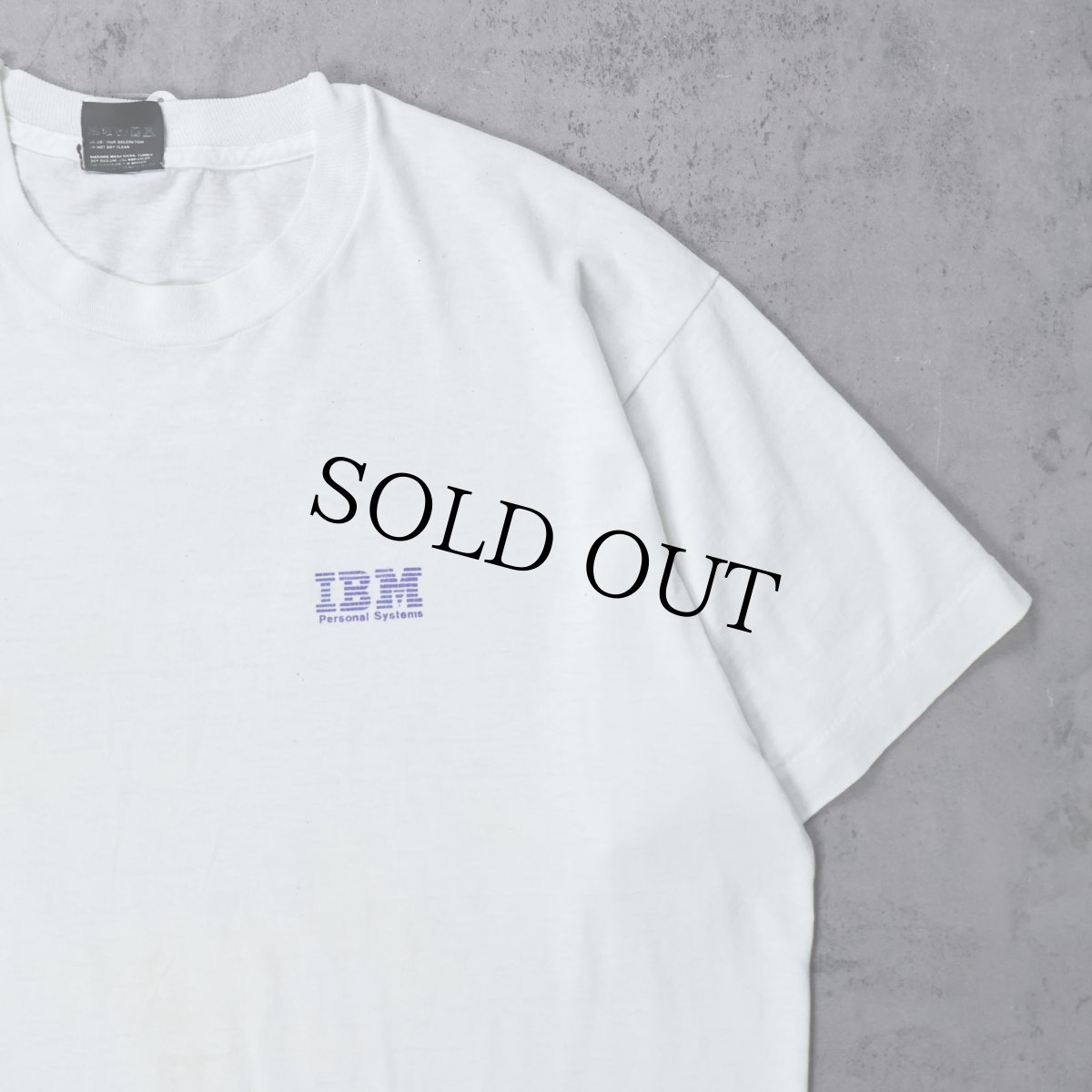 画像2: 90's IBM USA製 "WAREHOUSE OUTLET" コンピューター企業 プリントTシャツ XL (2)