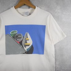 画像1: 90's LEBERTY GRAPHICS USA製 Anne Kilham "maine" アートプリントTシャツ (1)