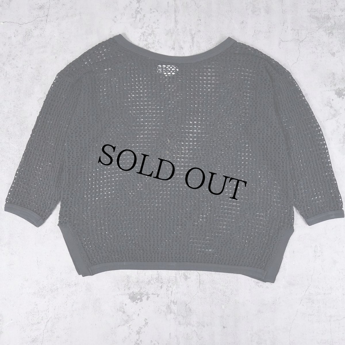 画像2: 80〜90's THE EDGE USA製 メッシュロンT BLACK M (2)