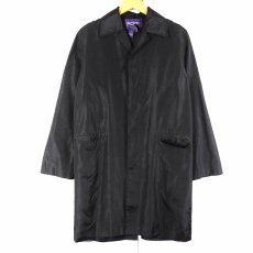 画像3: 90's〜 Ralph Lauren COLLECTION USA製 シルクハーフコート BLACK SIZE2 (3)