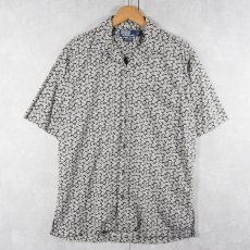 画像3: POLO Ralph Lauren "CLAYTON" 花柄 コットンオープンカラーシャツ S (3)