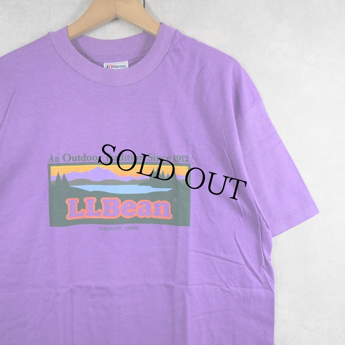 画像1: 90's L.L.Bean by Hanes USA製 "An Outdoor Tradition" プリントTシャツ XL DEADSTOCK (1)