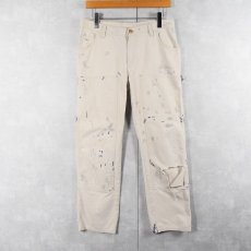 画像2: POLO Ralph Lauren ダブルニー コットンペインターパンツ W31 (2)