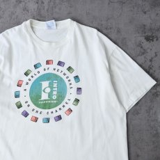 画像1: 90's INTRO TELEVISION 企業プリントTシャツ XL (1)
