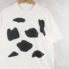 画像1: "VACHEMENT CLASS" 牛柄 プリントTシャツ (1)