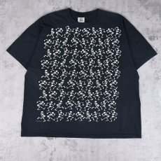 画像1: 2000's LIQUID BLUE スカルプリントTシャツ BLACK 2XL (1)