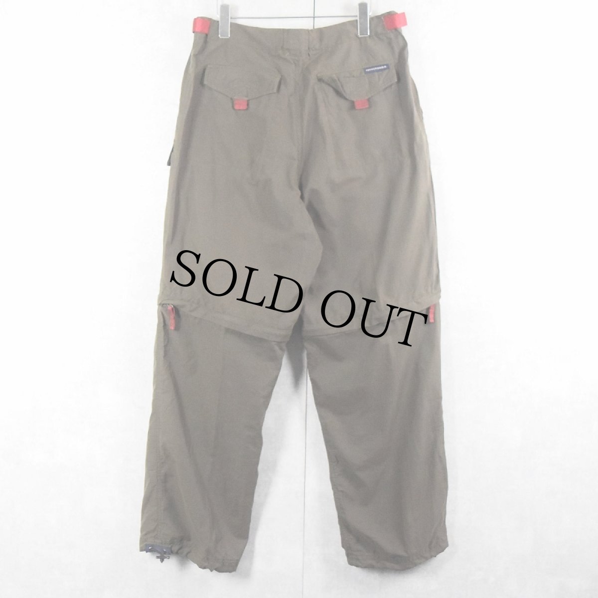 画像2: ABERCROMBIE&FITCH デタッチャブルデザイン 2WAYコットンカーゴパンツ M (2)
