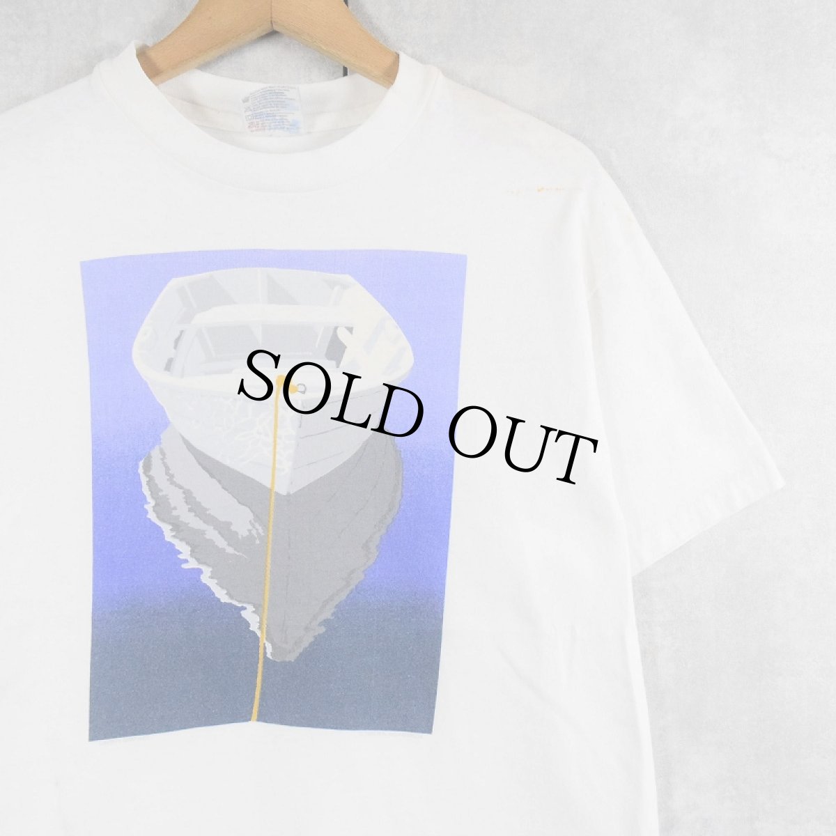 画像1: 【SALE】 90's LEBERTY GRAPHICS USA製 R.N.RICHARDSON アートプリントTシャツ M (1)