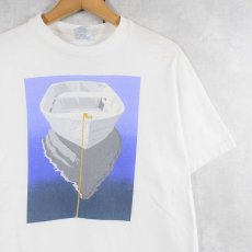 画像1: 90's LEBERTY GRAPHICS USA製 R.N.RICHARDSON アートプリントTシャツ M (1)
