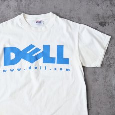 画像1: DELL コンピューター企業 ロゴプリントTシャツ M (1)