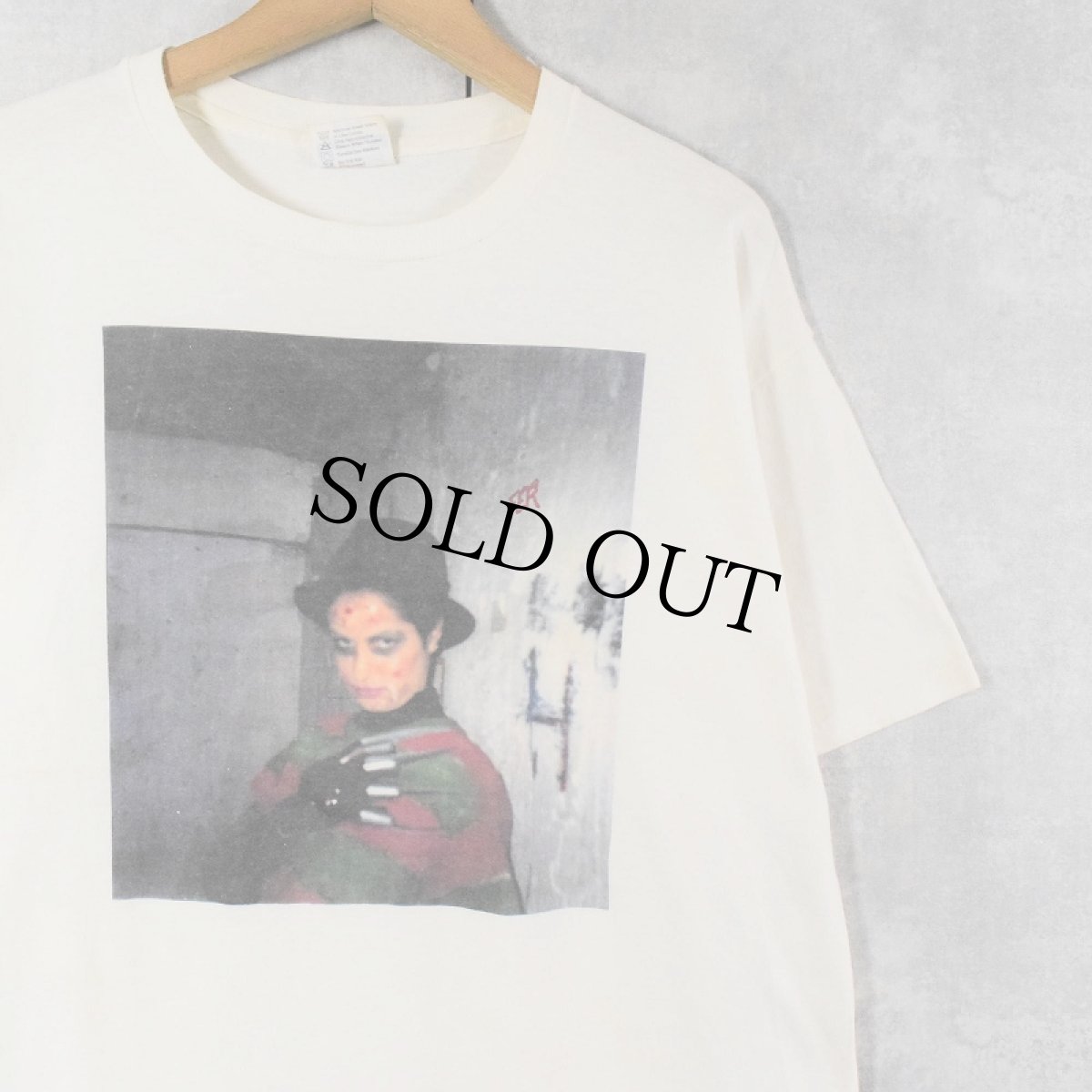 画像1: 80's USA製 メモリアルフォトプリントTシャツ XL (1)