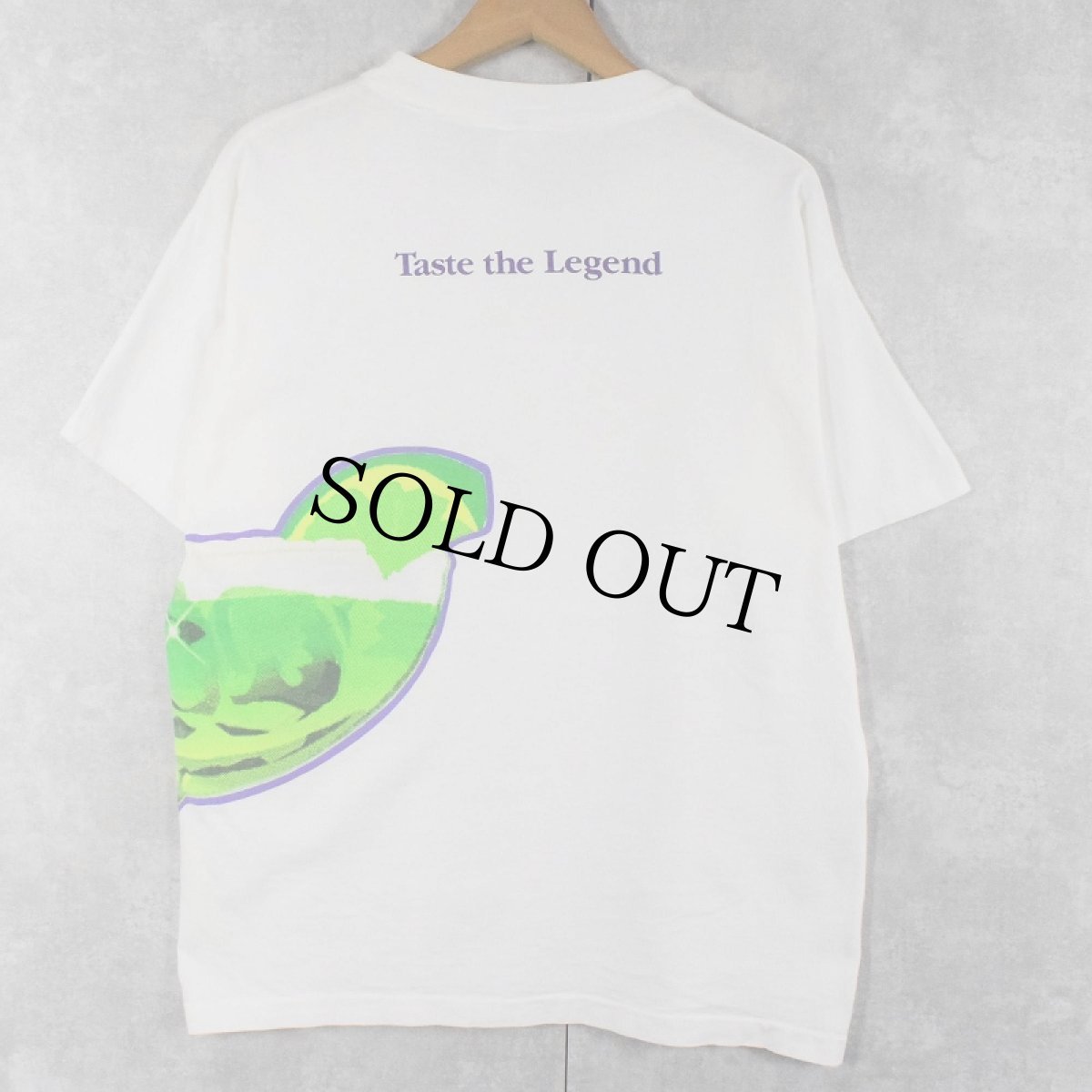 画像2: 90's COINTREAU USA製 アルコールリキュール 巻きプリントTシャツ XL (2)