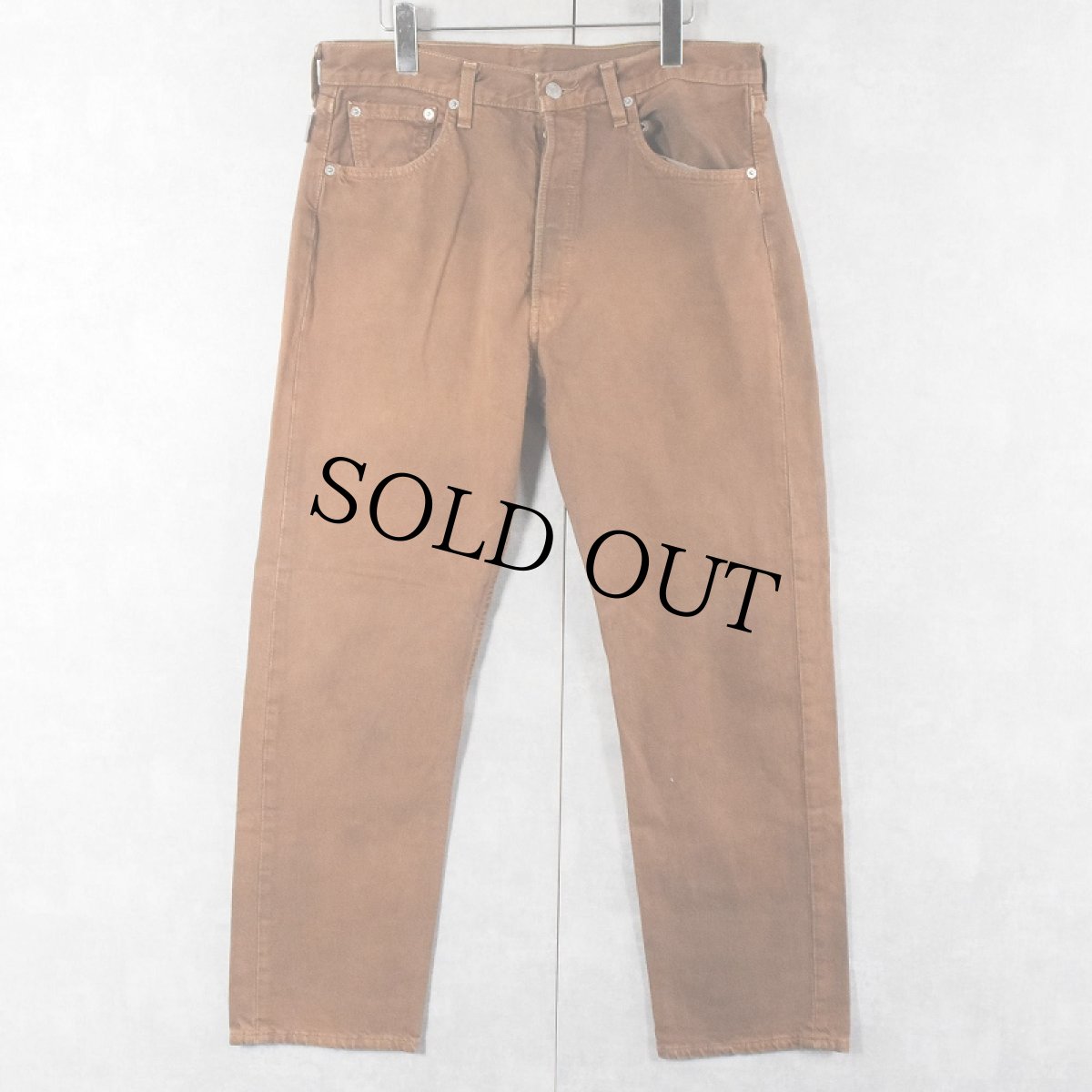 画像1: 2000's Levi's 501 USA製 後染め デニムパンツ W34 (1)