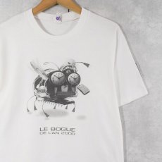 画像1: 90's HUMER DESIGN CANADA製 "LE BOGUE DE L'AN 2000" プリントTシャツ M (1)