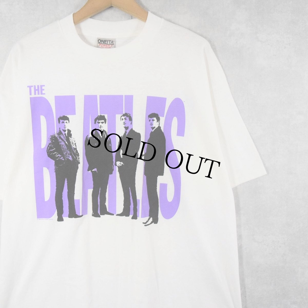 画像1: 90's THE BEATLES ロックバンドTシャツ XL (1)