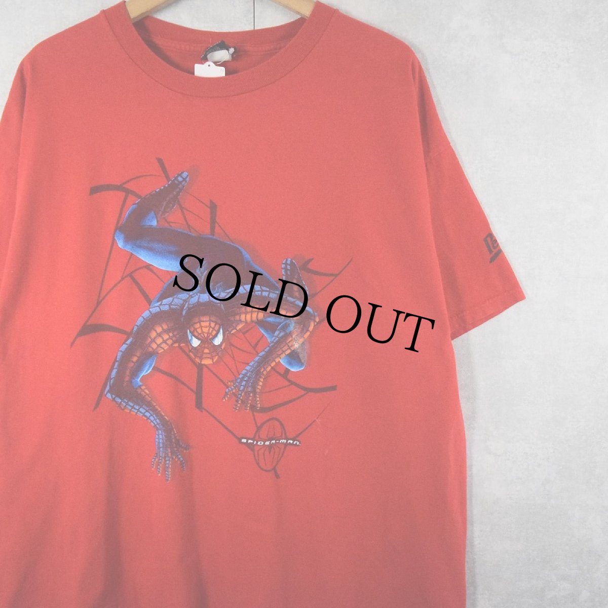 画像1: 2002 SPIDER-MAN USA製 キャラクタープリントTシャツ XL (1)
