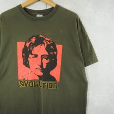 画像1: 2000's JOHN LENNON "REVOLUTION" ミュージシャンTシャツ L (1)