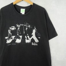 画像1: 2005 THE BEATLES "ABBEY ROAD" ロックバンドアルバムTシャツ BLACK XL (1)