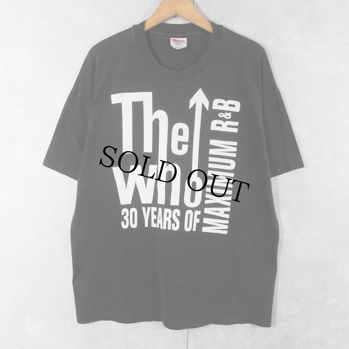 画像1: 1994 THE WHO USA製 "30 YEARS OF MAXIMUM R&B" ロックバンドアルバムTシャツ BLACK XL (1)