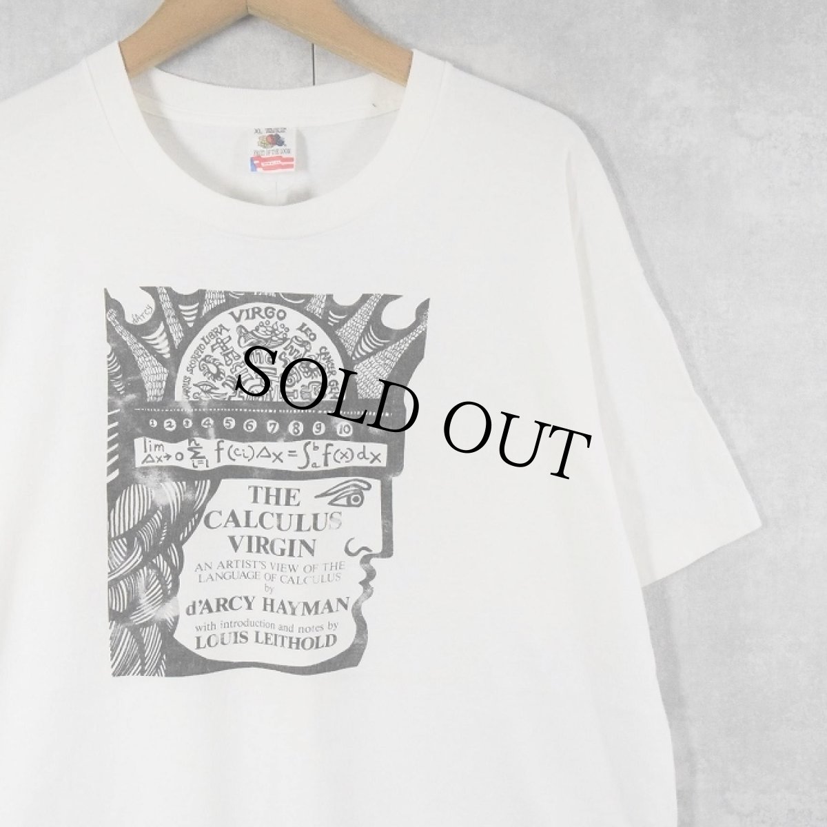 画像1: 90's THE CALCULUS VIRGIN USA製 書籍プリントTシャツ XL (1)