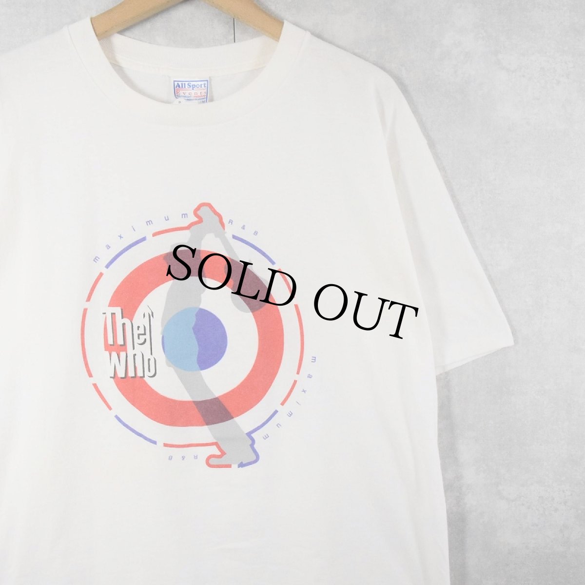 画像1: 2000's The Who "MAXIMUM R&B" ロックバンドTシャツ L (1)