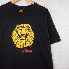 画像1: Disney "LION KING" USA製 ミュージカルプリントTシャツ BLACK L (1)