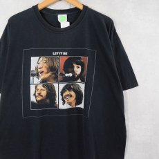 画像1: 2005 THE BEATLES USA製 "LET IT BE" ロックバンドTシャツ BLACK XL (1)