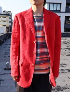 画像3: POLO Ralph Lauren ITALY製 リネンテーラードジャケット M (3)