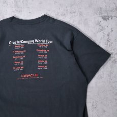 画像2: 90's Oracle Corporation USA製 "Personal Oracle7" コンピューター企業プリントTシャツ BLACK XL (2)