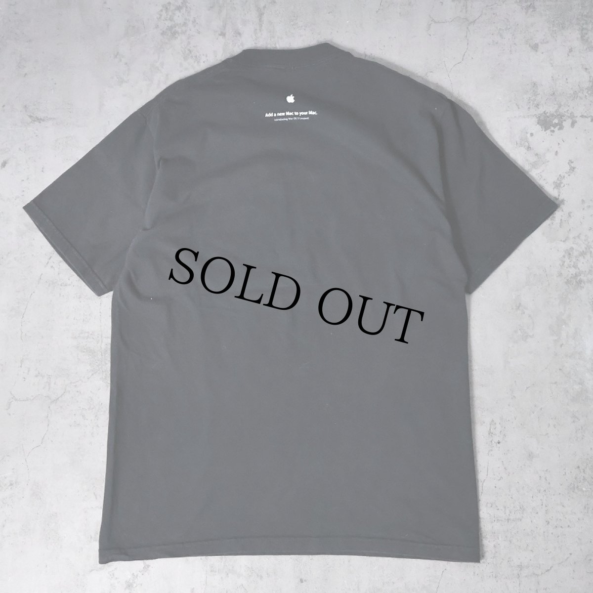 画像2: 2000's Apple "Mac OS X" プリントTシャツ BLACK M (2)