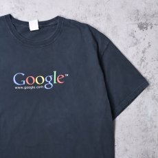 画像1: Google "Perfect Match” コンピューター企業 ロゴプリントTシャツ BLACK XL (1)