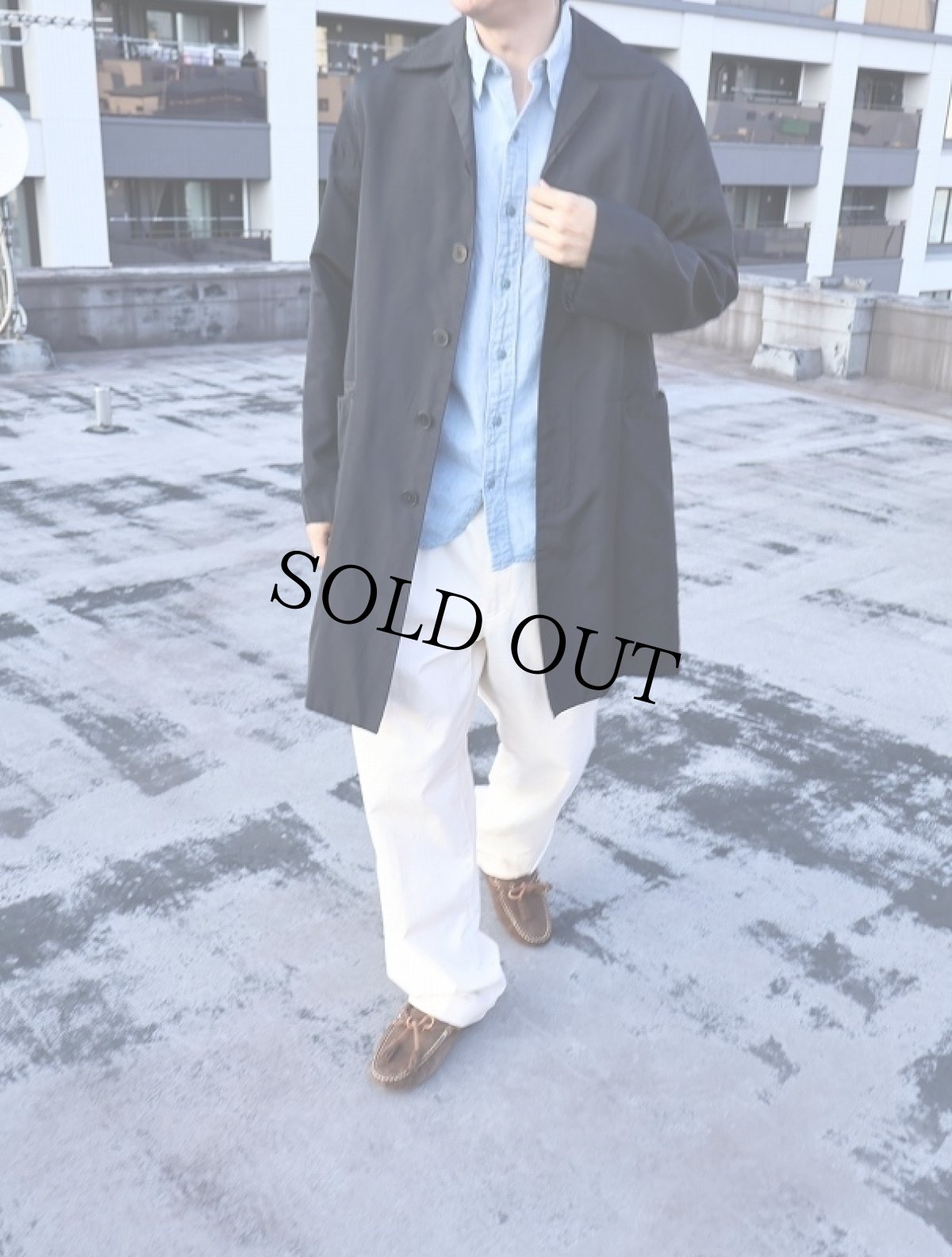 画像4: Ralph Lauren RRL マチ付き シャンブレーシャツ S (4)