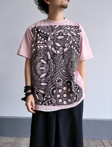 画像2: 90's USA製 総柄 プリントTシャツ XL (2)