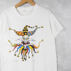 画像1: 80's CANADA製 "Stratford festival canada" ピエロプリント フェスティバルTシャツ XL (1)