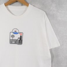 画像1: Target Stores ピクトグラム シュールイラストプリントTシャツ (1)
