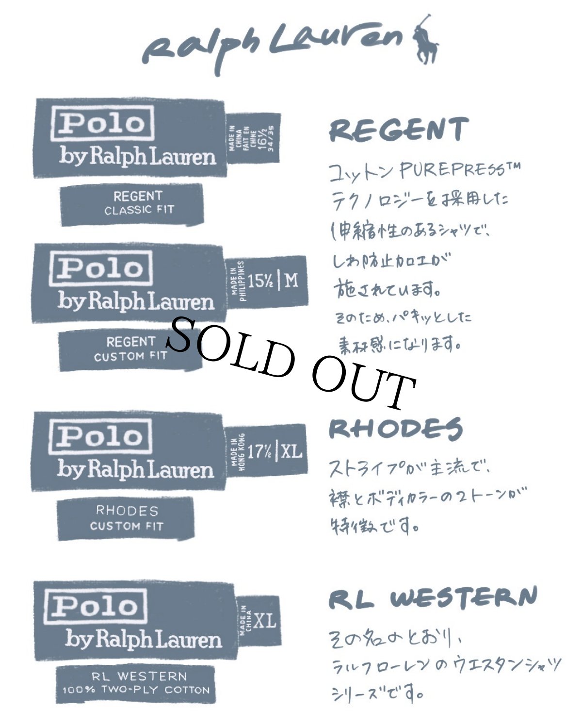 画像2: POLO Ralph Lauren "REGENT CLASSIC FIT" ポニー無し ギンガムチェック柄 コットンシャツ SIZE16 1/2 (2)