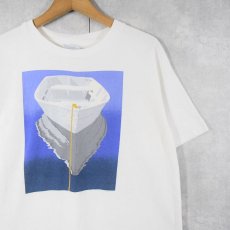 画像1: 90's LEBERTY GRAPHICS USA製 R.N.RICHARDSON アートプリントTシャツ L (1)