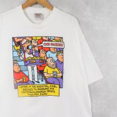 画像1: 90's USA製 "COCK-SUCKERS!" イラストプリントTシャツ XXL (1)