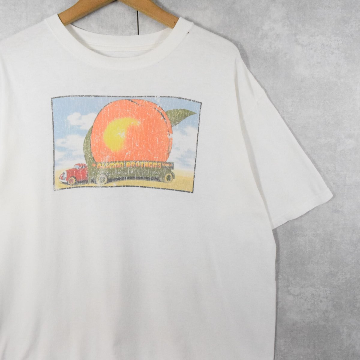 画像1: ALLMAN BROTHERS BAND "1973 SUMMER STADIUM TOUR" ブルースロックバンドツアープリントTシャツ (1)