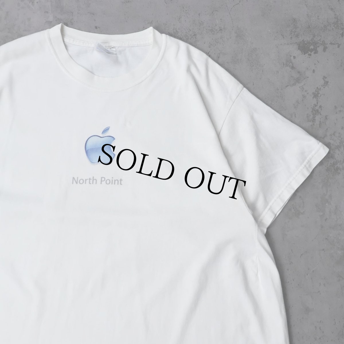 画像1: 90's〜 Apple "North Point" ロゴプリントTシャツ XL (1)
