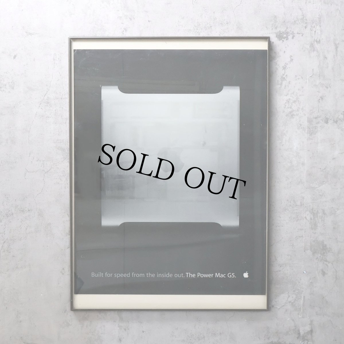 画像1: Apple "Built for speed from the inside out..." lenticular Poster 額付き (1)