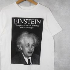 画像1: Albert Einstein フォトプリントTシャツ (1)