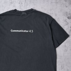 画像2: 90's Netscape Communications USA製 "Communicator 4.5" インターネット企業 プリントTシャツ BLACK XL (2)