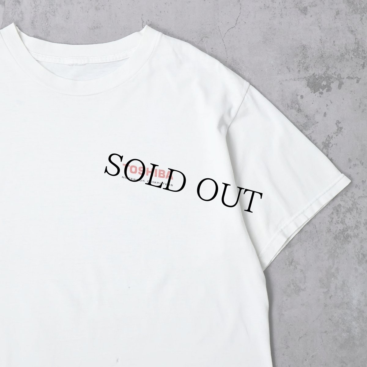 画像2: TOSHIBA "You can tryst a TOSHIBA" 電機メーカー プリントTシャツ (2)