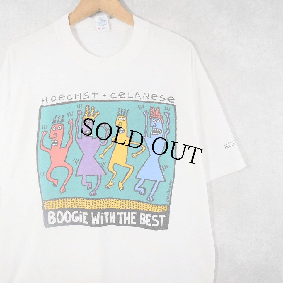 画像1: BIG HED "BOOGIE WITH THE BEST" アートプリントTシャツ XL (1)