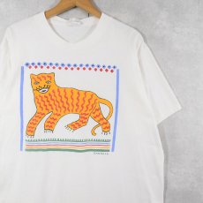 画像1: 90's〜 AMANDA CANNEL アニマルイラスト プリントTシャツ (1)